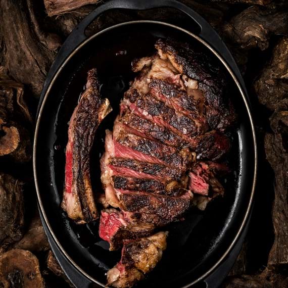 cooked meat in a dish