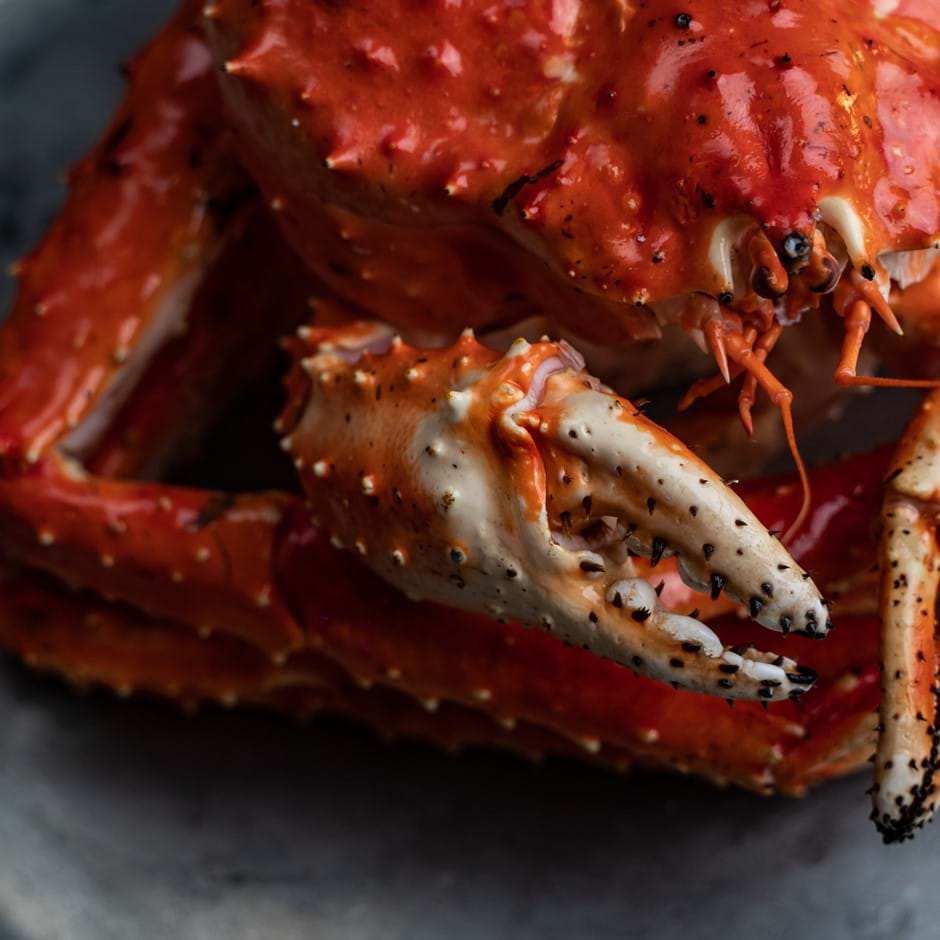 cooked crab