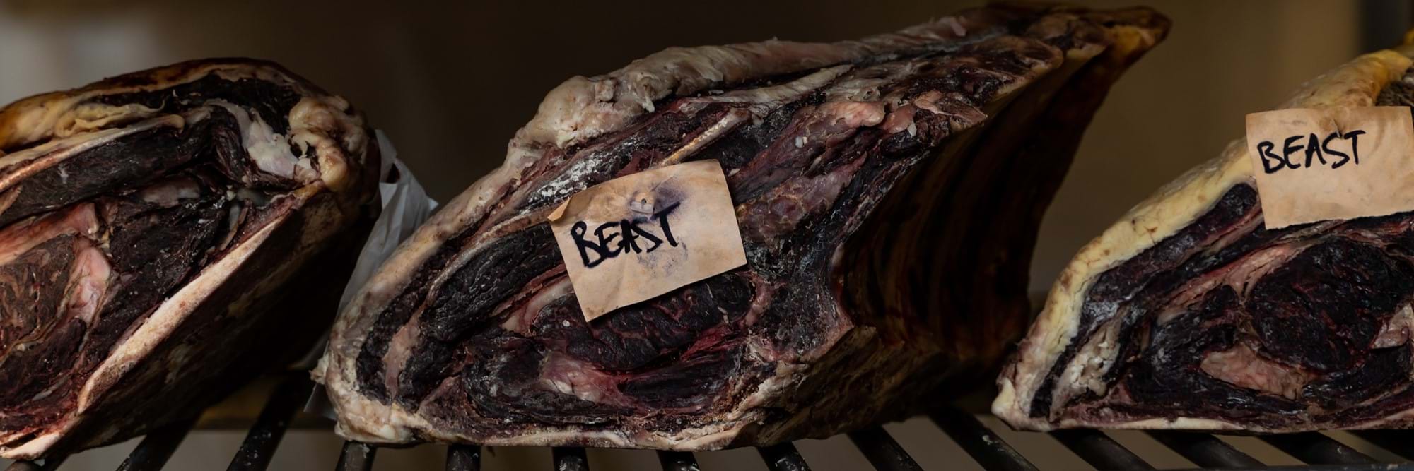 meat in Beast restaurant