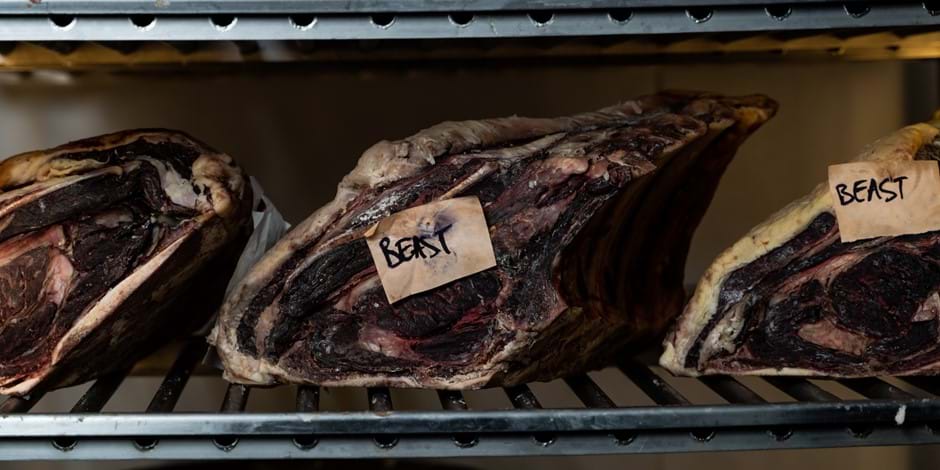 meat in Beast restaurant