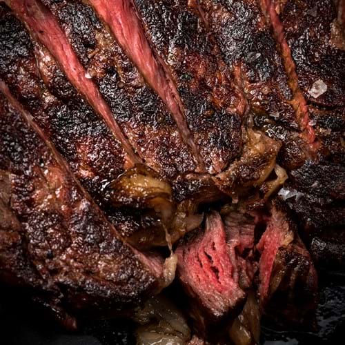 cooked meat