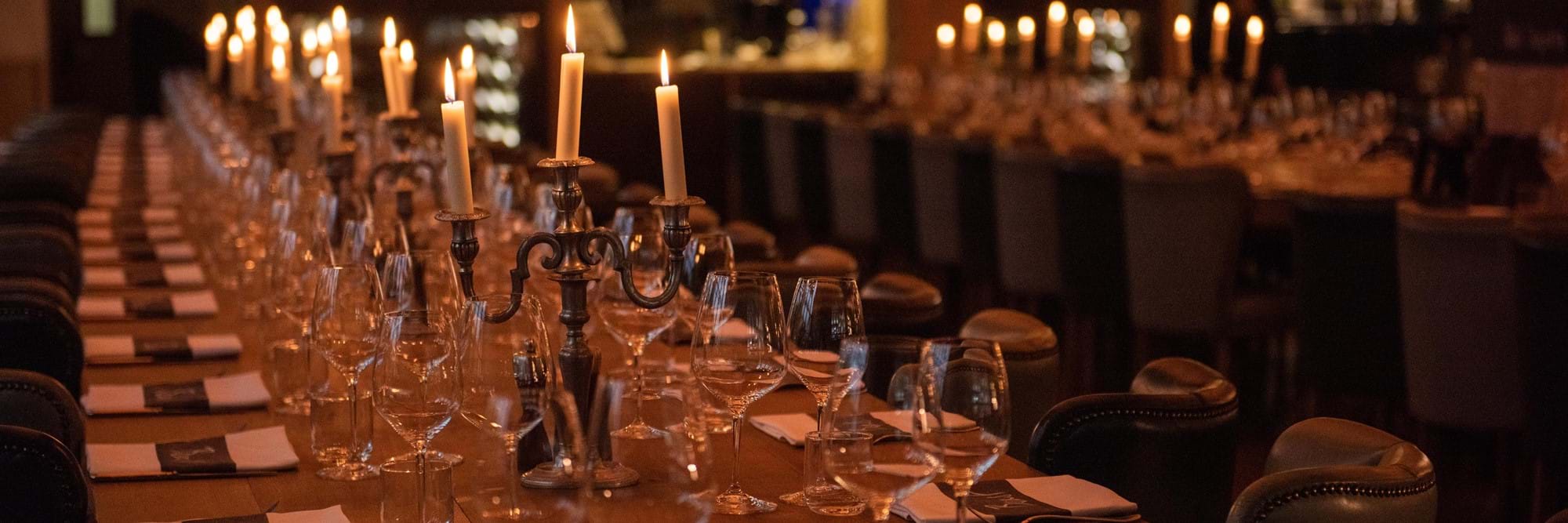 laid table at Beast